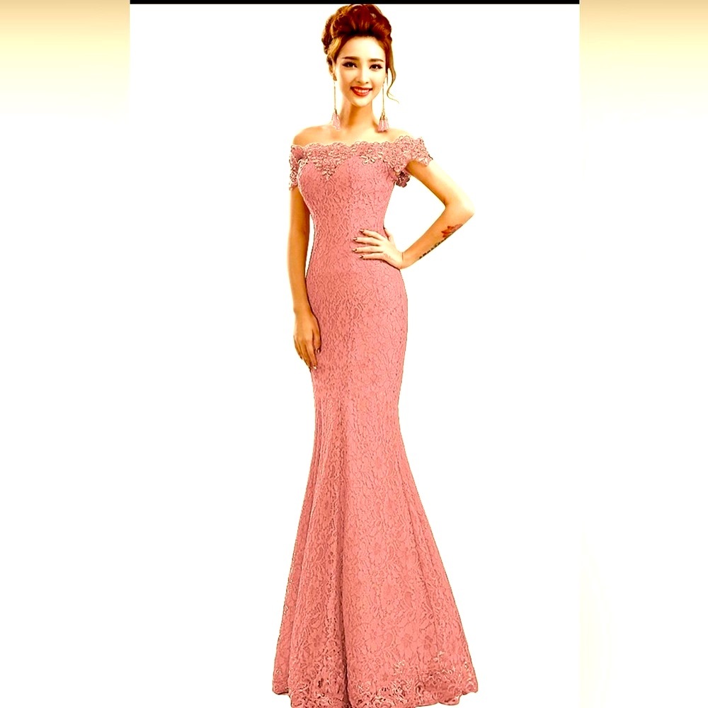 Beautiful dusty rose formal dress size 6
